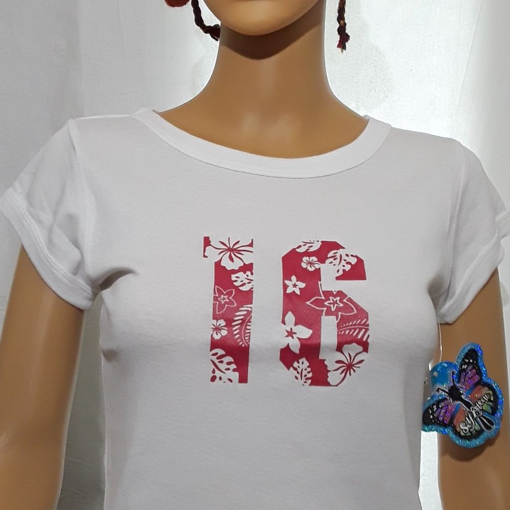 SELF ESTEEM,   WOMEN'S T-SHIRT,   WHITE COLOR. - Picture 5 of 5
